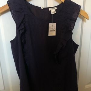 J. Crew Navy Blue Summery Top